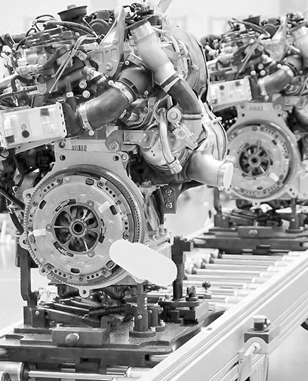 Engine construction components